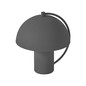 Preview: Hell LED Akku-Tischleuchte Hedda dimmbar 2W CCT steuerbare Lichtfarbe 2-stufig extrawarm- bis warmweiss 90Ra Schwarz 27cm 50457/1-06