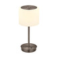 Preview: Hell LED Tischleuchte Elli dimmbar 6W warmweiss 90Ra Bronze Opalglas 34cm 50465/1-15