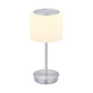 Preview: Hell LED Tischleuchte Elli dimmbar 6W warmweiss 90Ra Alu Opalglas 34cm 50465/1-36