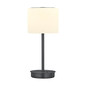 Preview: Hell LED Tischleuchte Elli dimmbar 6W warmweiss 90Ra Anthrazit matt Opalglas 34cm 50465/1-39