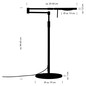 Preview: Hell LED Tischleuchte Stance dimmbar 12W CCT steuerbare Lichtfarbe 3-stufig extrawarm- bis neutralweiss 90Ra Bronze 65cm 50477/1-15
