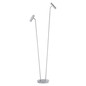 Preview: Hell LED Stehleuchte Tom dimmbar 12W warmweiss Nickel matt 140cm 60411/2-92