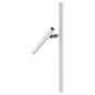 Preview: Hell LED Stehleuchte Streak dimmbar 9W warmweiss 93Ra Weiß 163cm 60534/2-07