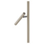 Preview: Hell LED Stehleuchte Streak dimmbar 9W warmweiss 93Ra Sand 163cm 60534/2-13