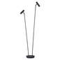 Preview: Hell LED Stehleuchte Tom Pro dimmbar 15W CCT steuerbare Lichtfarbe 3-stufig extrawarm- bis neutralweiss 90Ra Schwarz 140cm 60551/2-06
