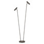 Preview: Hell LED Stehleuchte Tom Pro dimmbar 15W CCT steuerbare Lichtfarbe 3-stufig extrawarm- bis neutralweiss 90Ra Bronze 140cm 60551/2-15