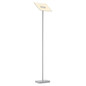 Preview: Hell LED Stehleuchte Modena X dimmbar 36W warmweiss 90Ra Nickel matt 180cm 60577/1-92