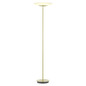 Preview: Hell LED Stehleuchte Ferdi dimmbar 36W CCT steuerbare Lichtfarbe 3-stufig extrawarm- bis neutralweiss 90Ra Messing matt Alabasterglas 180cm 60582/1-01