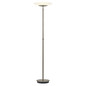 Preview: Hell LED Stehleuchte Ferdi dimmbar 36W CCT steuerbare Lichtfarbe 3-stufig extrawarm- bis neutralweiss 90Ra Bronze Alabasterglas 180cm 60582/1-15