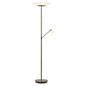 Preview: Hell LED Stehleuchte Ferdi dimmbar 41W CCT steuerbare Lichtfarbe 3-stufig extrawarm- bis neutralweiss 90Ra Bronze Alabasterglas 180cm 60583/2-15