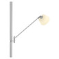 Preview: Hell LED Stehleuchte Ferdi dimmbar 41W CCT steuerbare Lichtfarbe 3-stufig extrawarm- bis neutralweiss 90Ra Nickel matt Alabasterglas 180cm 60583/2-92