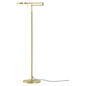 Preview: Hell LED Stehleuchte Stance dimmbar 12W CCT steuerbare Lichtfarbe 3-stufig extrawarm- bis neutralweiss 90Ra Messing matt 144cm 60590/1-01
