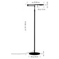 Preview: Hell LED Stehleuchte Stance dimmbar 12W CCT steuerbare Lichtfarbe 3-stufig extrawarm- bis neutralweiss 90Ra Bronze 144cm 60590/1-15