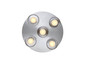 Preview: Hell Dune LED Deckenleuchte 5-fach steuerbare Lichtfarbe Dimmbar >90Ra Nickel 70621/5-92