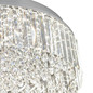 Preview: Hell LED Deckenleuchte Royal dimmbar 35W warmweiss 90Ra Chrom Klarglas Ø50cm 70644/1-02