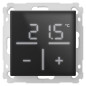 Preview: Homematic IP Glas-Wandthermostat mit CO2-Sensor - HmIP-WGTC-A schwarz 161574A0