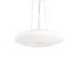Preview: Ideal Lux GLORY Pendelleuchte E27 3-fach ⌀500mm dimmbar Weiss 019734