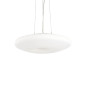 Preview: Ideal Lux GLORY Pendelleuchte E27 5-fach ⌀600mm dimmbar Weiss 019741