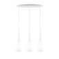 Preview: Ideal Lux MILK Pendelleuchte E27 3-fach ⌀140mm dimmbar Weiss 030326