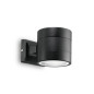 Preview: Ideal Lux SNIF ROUND Wandleuchte G9 dimmbar Schwarz IP54 061450