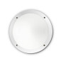 Preview: Ideal Lux POLAR Wandleuchte E27 ⌀300mm dimmbar Weiss IP66 096667