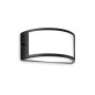 Preview: Ideal Lux REX-1 Wandleuchte E27 dimmbar Schwarz IP44 322728