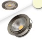 Preview: ISOLED LED Möbel-Einbaustrahler COB mit Reflektor, 3W, 60°, nickel geb., warmweiß