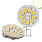 Preview: ISOLED G4 LED 9SMD, 1,5W, neutralweiß, Pin seitlich