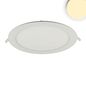 Preview: ISOLED LED Downlight, 18W, rund, ultraflach, weiß, warmweiß, dimmbar