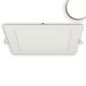 Preview: ISOLED LED Downlight, 15W, eckig, ultraflach, weiß, neutralweiß, dimmbar