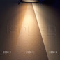Preview: Isoled LED Einbaustrahler SUNSET, weiß, 15W, 45°, 2200-3100K, Dimm-to-warm 112671