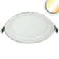 Preview: ISOLED LED Downlight, 24W, ultraflach, ColorSwitch 2600/3100/4000K, dimmbar