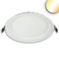 Preview: ISOLED LED Downlight, 24W, ultraflach, ColorSwitch 2600/3100/4000K, dimmbar