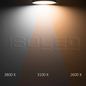 Preview: ISOLED LED Downlight, 24W, ultraflach, ColorSwitch 2600/3100/4000K, dimmbar