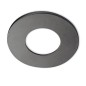 Preview: ISOLED Cover Aluminium rund schwarz matt für Einbaustrahler Sys-68