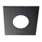 Preview: ISOLED Cover Aluminium eckig schwarz matt für Einbaustrahler Sys-68