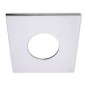 Preview: ISOLED Cover Aluminium eckig chrom für Einbaustrahler Sys-68