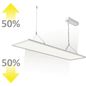 Preview: ISOLED LED Office Hängeleuchte Up+Down, 20+20W, 30x120cm, weiß, UGR<19, 4000K, dimmbar