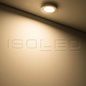 Preview: ISOLED LED Slim Ein- und Unterbauleuchte MiniAMP, silber, 3W, 24V DC, IP52, warmweiß, dimmbar