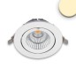 Preview: ISOLED LED Shop-Downlight Sphere, 35W, ausschwenkbar, weiß, warmweiß