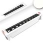 Preview: ISOLED LED Einbauleuchte Raster Line weiß/schwarz, 20W, neutralweiß, schwenkbar