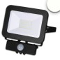 Preview: ISOLED LED Fluter mit PIR-Bewegungssensor 30W, neutralweiß, schwarz, IP65
