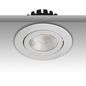 Preview: ISOLED LED Einbaustrahler, weiß, 8W, 60°, rund, warmweiß, IP65, dimmbar