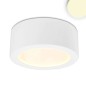 Preview: ISOLED LED Aufbauleuchte LUNA 8W, weiß, indirektes Licht, warmweiß, dimmbar