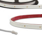 Preview: ISOLED LED UV-C MiniAMP Flexband Streifen 270nm, 12V DC, 6W, IP54, 58cm, weiß, eins. Kabel + maleAMP, 24 LED/m