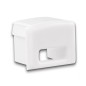 Preview: ISOLED Endkappe EC78W weiß für Profil PURE12 S mit Kabeldurchführung, 1 STK
