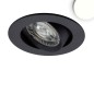 Preview: ISOLED LED Einbauleuchte Slim68 schwarz, rund, 9W, neutralweiß, dimmbar