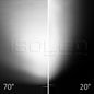 Preview: ISOLED 3-PH Schienen-Strahler fokussierbar, 42W, 20°-70°, weiß matt, 4000K, CRI92
