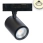 Preview: ISOLED 3-PH Schienen-Strahler fokussierbar, 42W, 20°-70°, schwarz matt, 3000K, CRI92