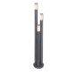Preview: ISOLED Pollerleuchte 1700 anthrazit, IP44, 3x E27 Fassung